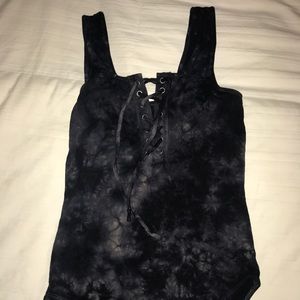 Lace up bodysuit